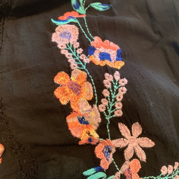 Free People Embroidered Smocked Victorian Dress - Picture 5 of 6